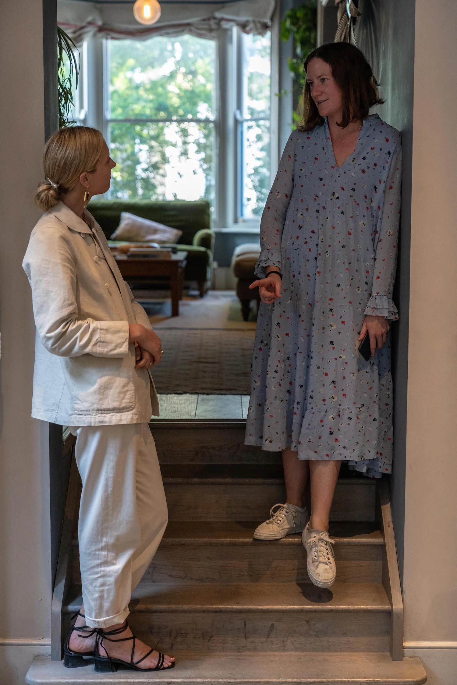 Partnership Editions’ Founder, Georgia Spray and Julianna waiting for guests to arrive.