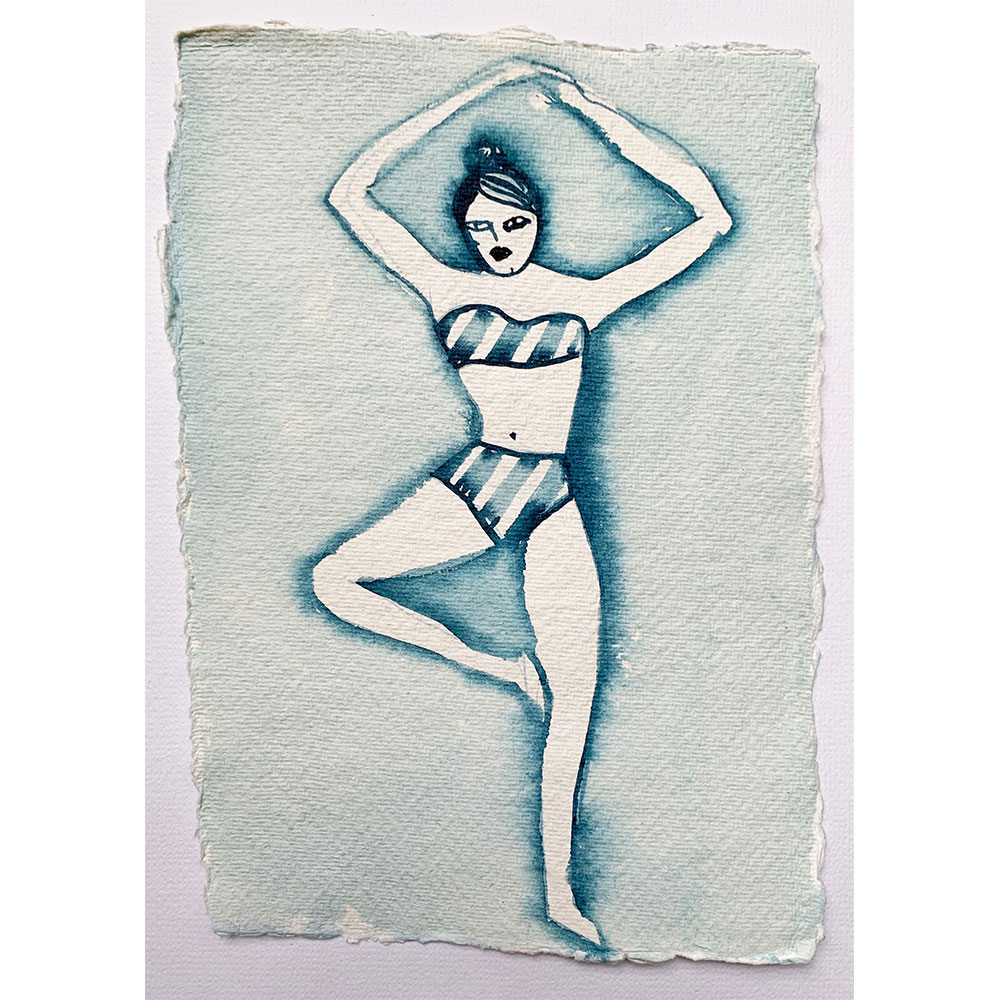 One-leg-stand,-Isabelle-Hayman,-Ink-on-Paper,--15x21cm,-£160,-Partnership-Editions.jpg