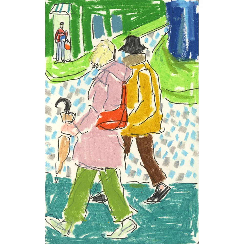 Old-Compton-Street,-Isabella-Cotier,-Oil-Pastel-and-Indian-Ink,-14-x-9-cm,-£275,-Partnership-Editions.jpg