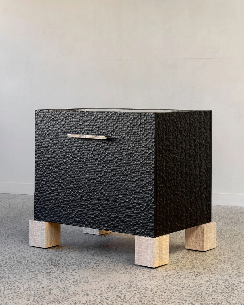 Tactile Fridge Cabinet designed and fabricated by Made By Morgen - Photography Aaron Hargreaves