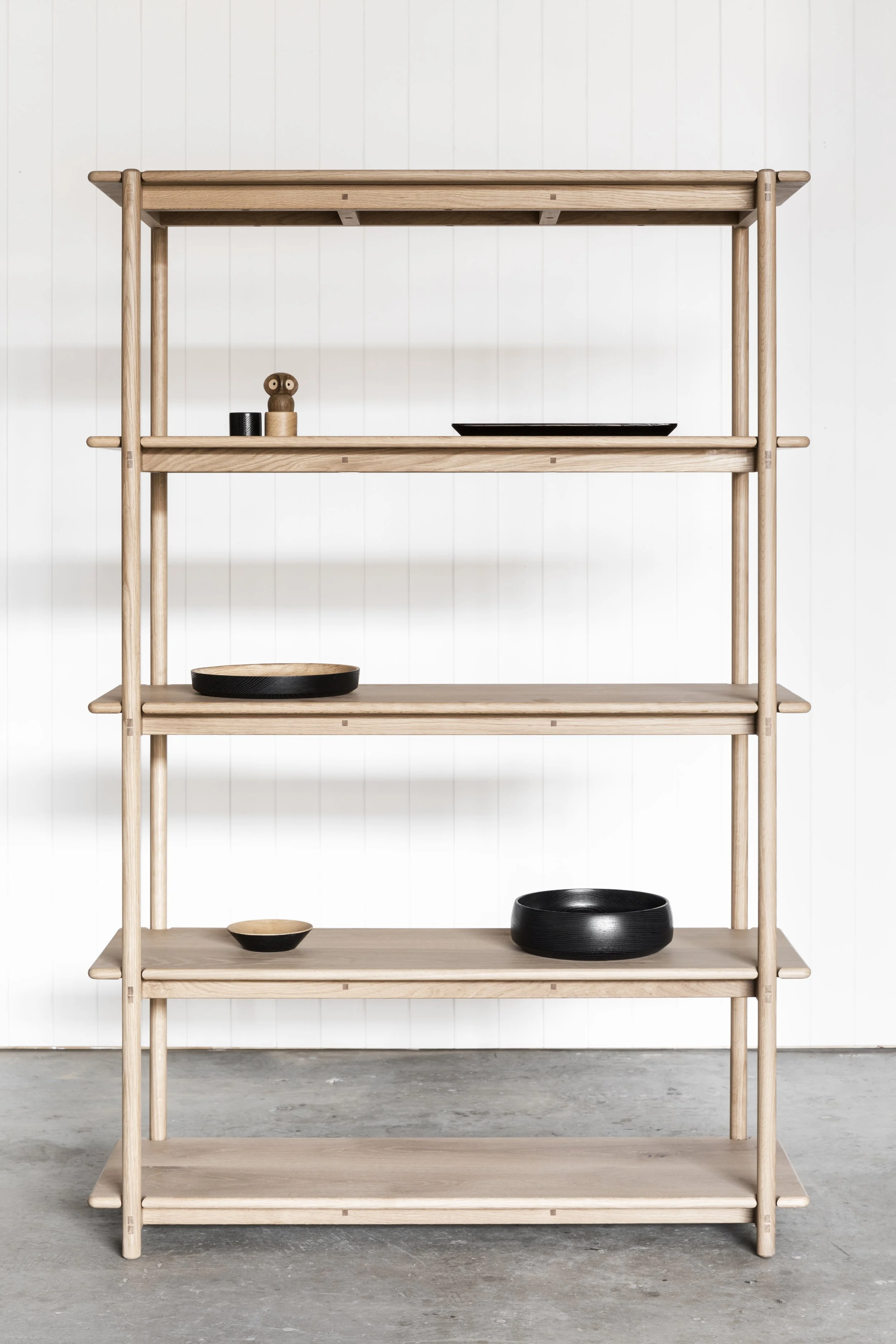 Oak Shelving Unit
