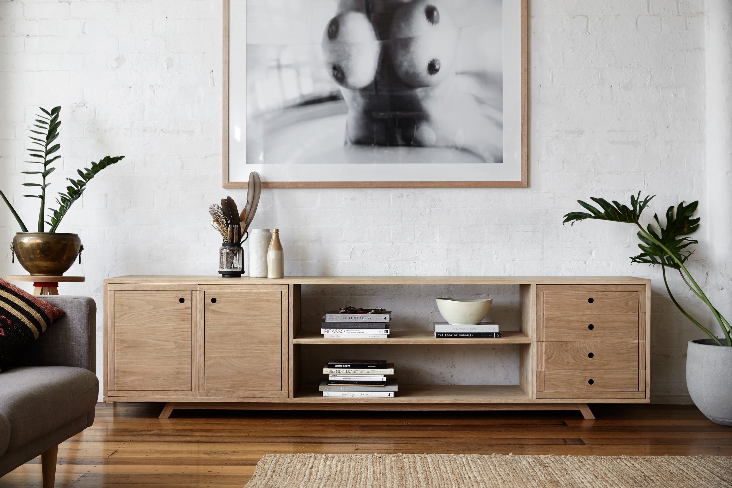 Oak Unit Sideboard