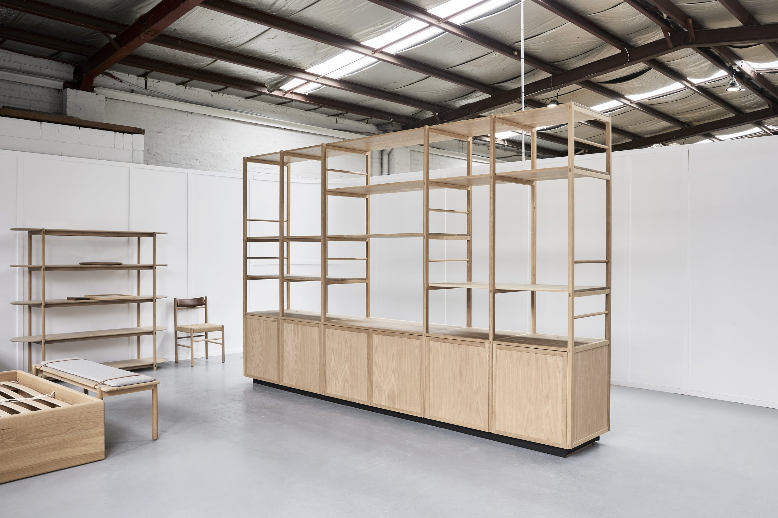 Large American Oak Room divider