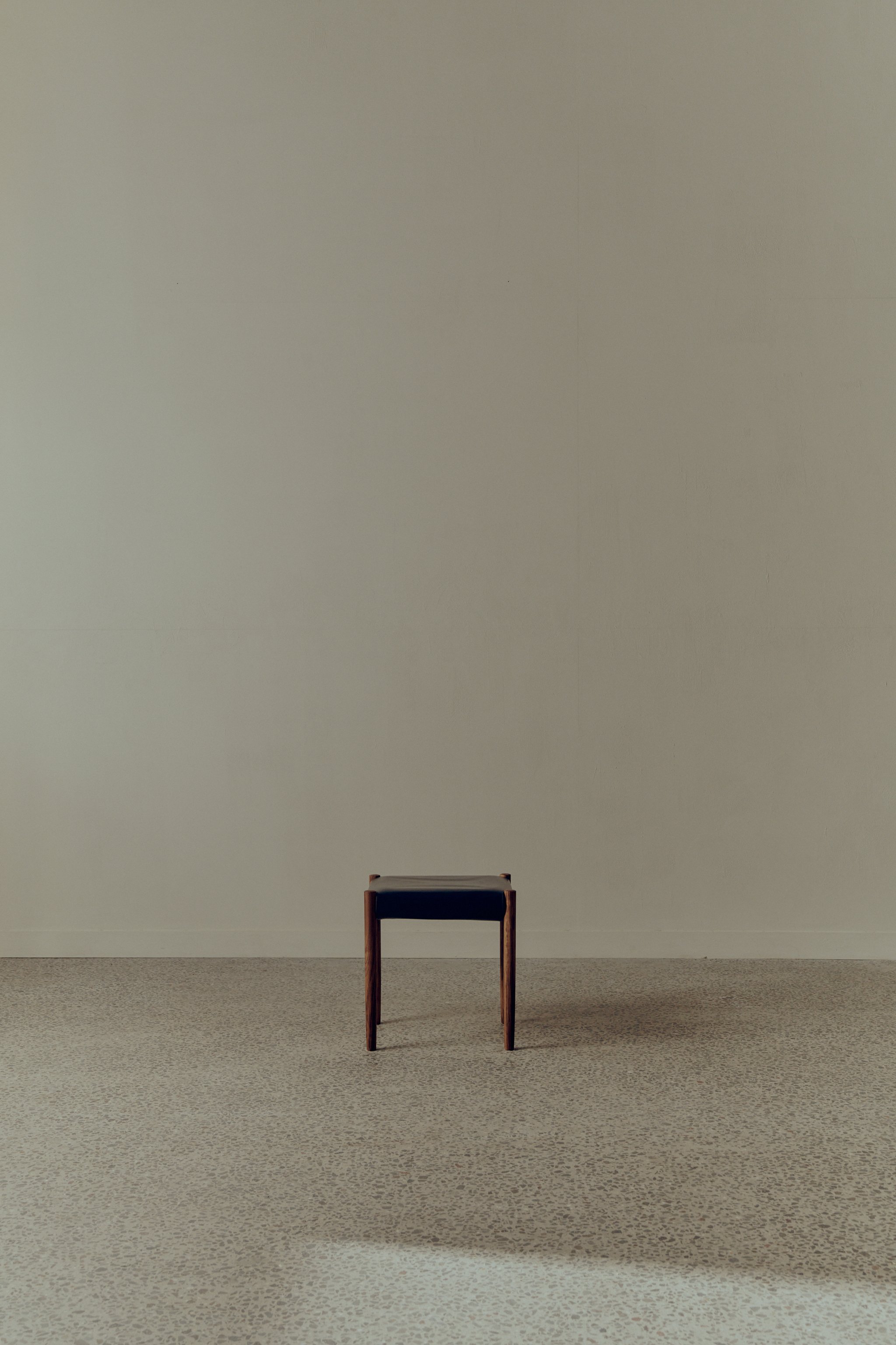 CRAFTED WALNUT STOOL