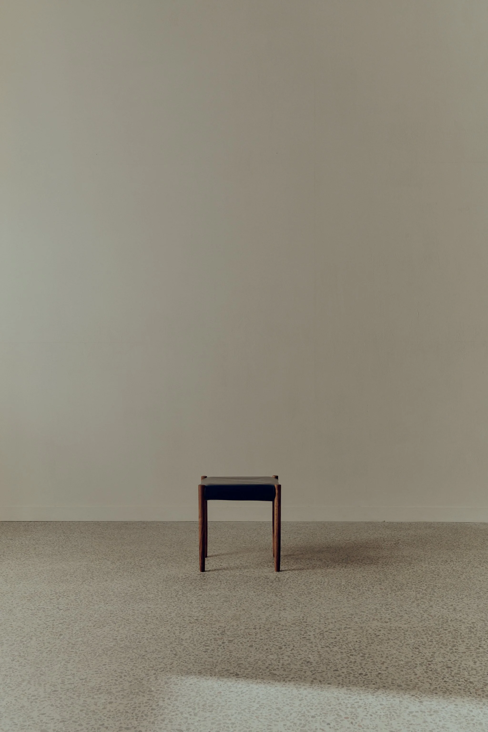 CRAFTED WALNUT STOOL