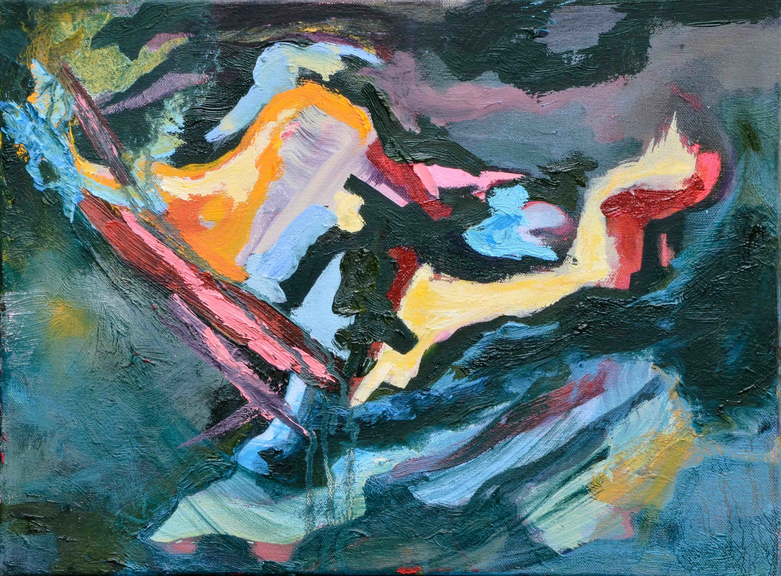 Swirl - Oil on Canvas - size - year 