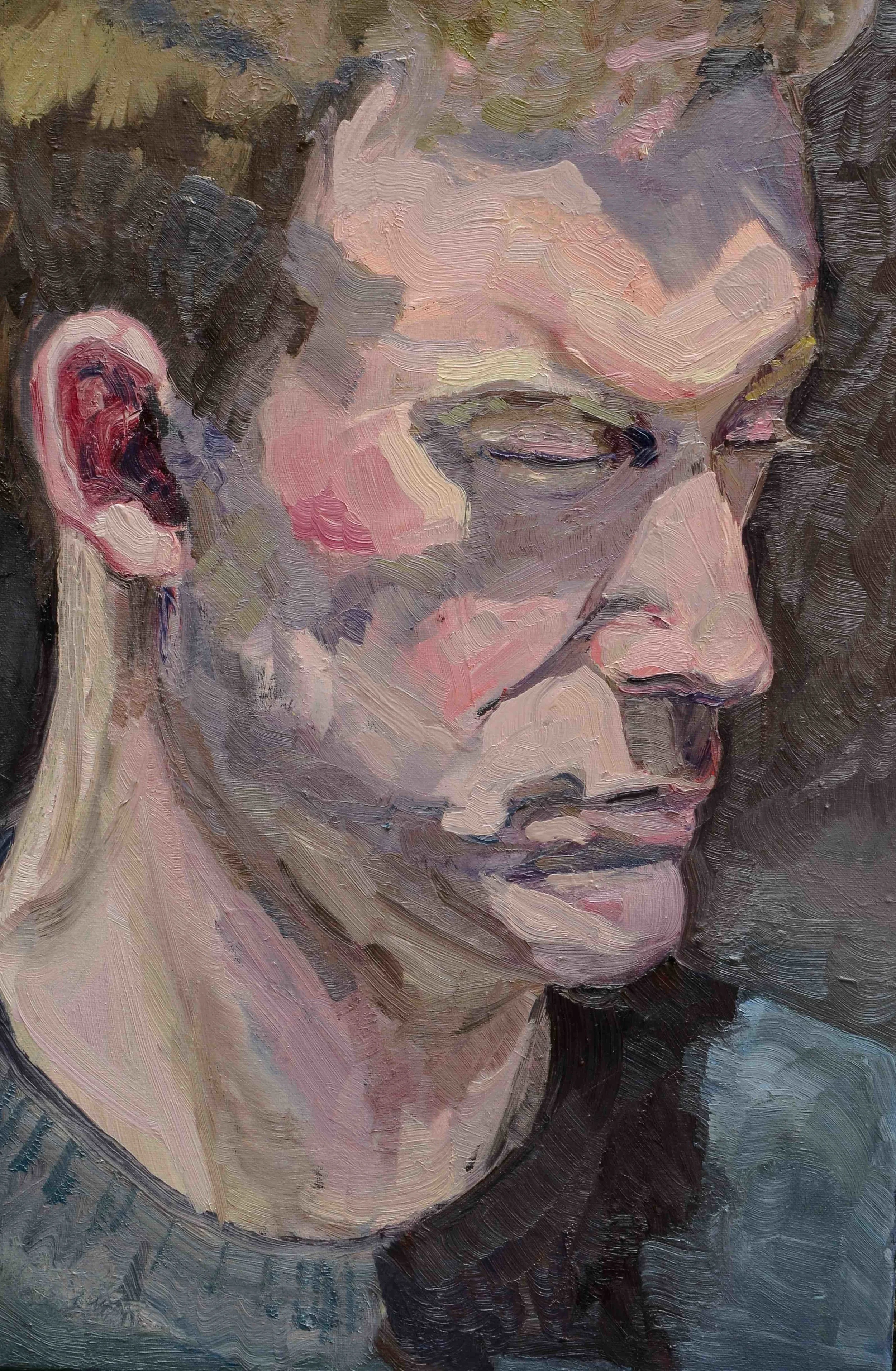 In The Sun, 2016, Oil on canvas, 60 x 40 cm