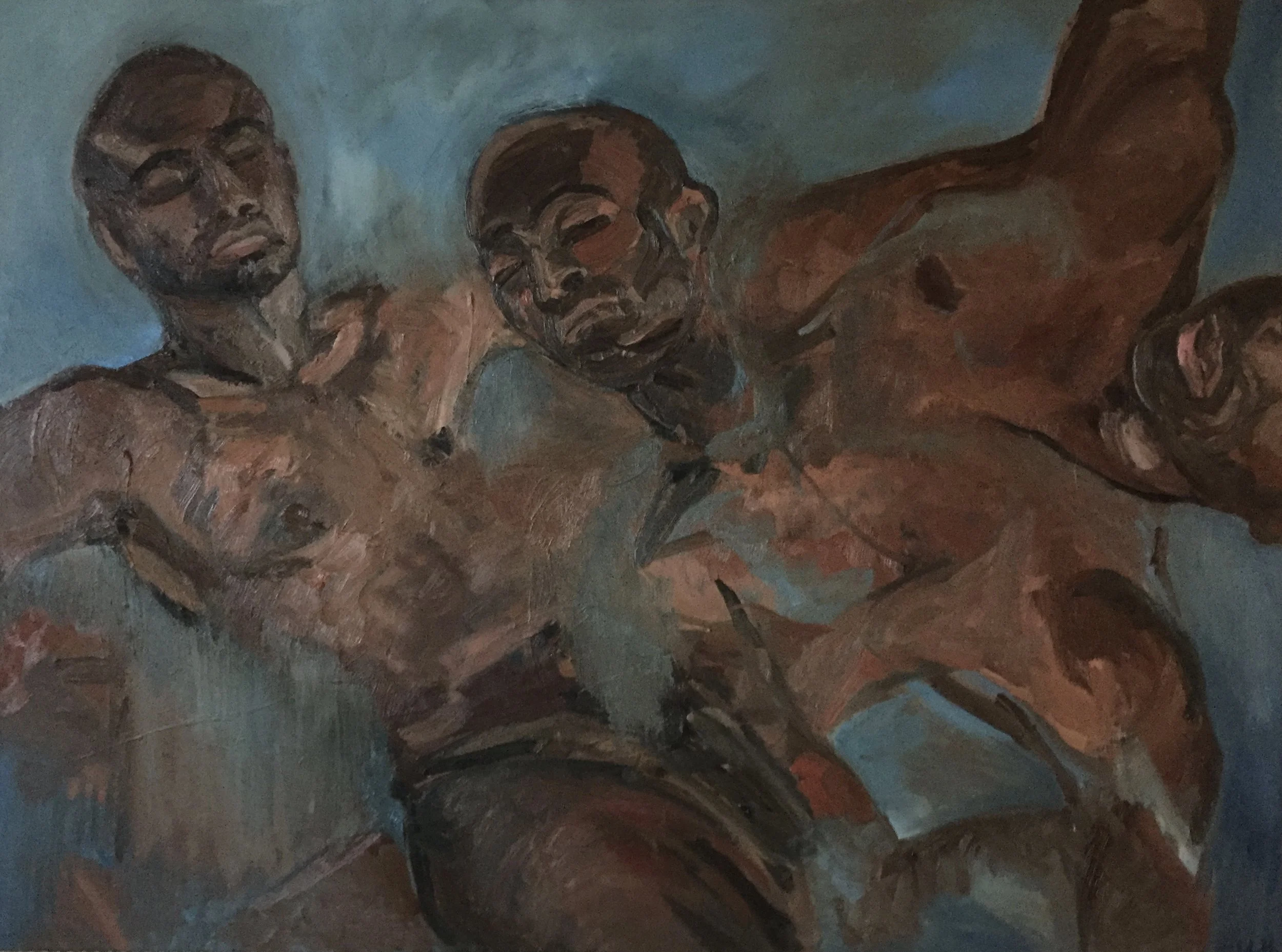 Whole, 2018, Oil on canvas, 122 x 92 cm