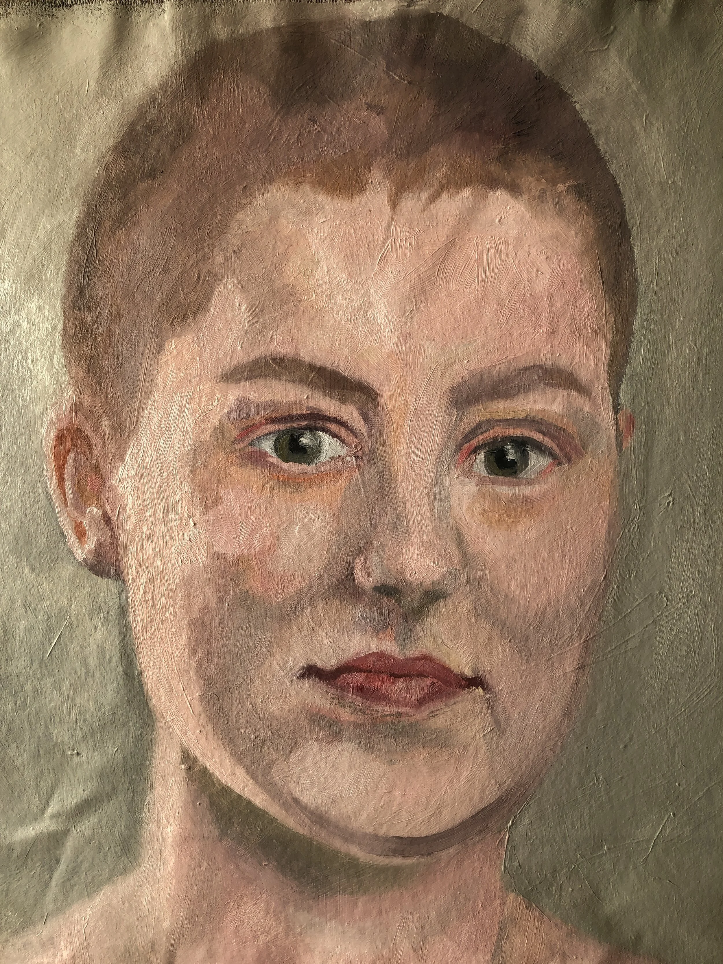 Marie, 2021, Oil on canvas, 40 x 40 cm