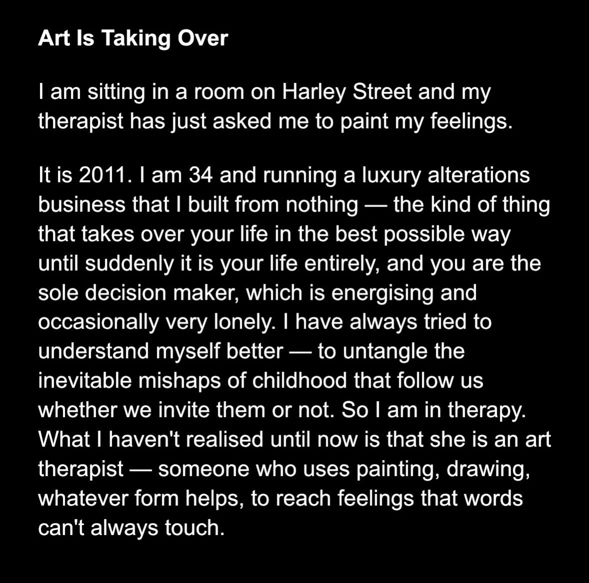 It turns out I rather enjoy writing. And I have plenty to say! If you want to follow the journey in a more comfortable format, subscribe to my Substack- link in bio. Thank you for your engagement and comments!
-
-
#substack #therapy #painting