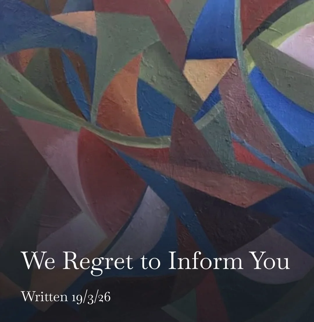 You read it here first, it is now on #substack in a much nicer format. Stay tuned for a fresh post next week. Substack link in bio, DM your email to be added to my mailing list. Thank you for your support 🌟 
#RAsummershow #rejection #ouch