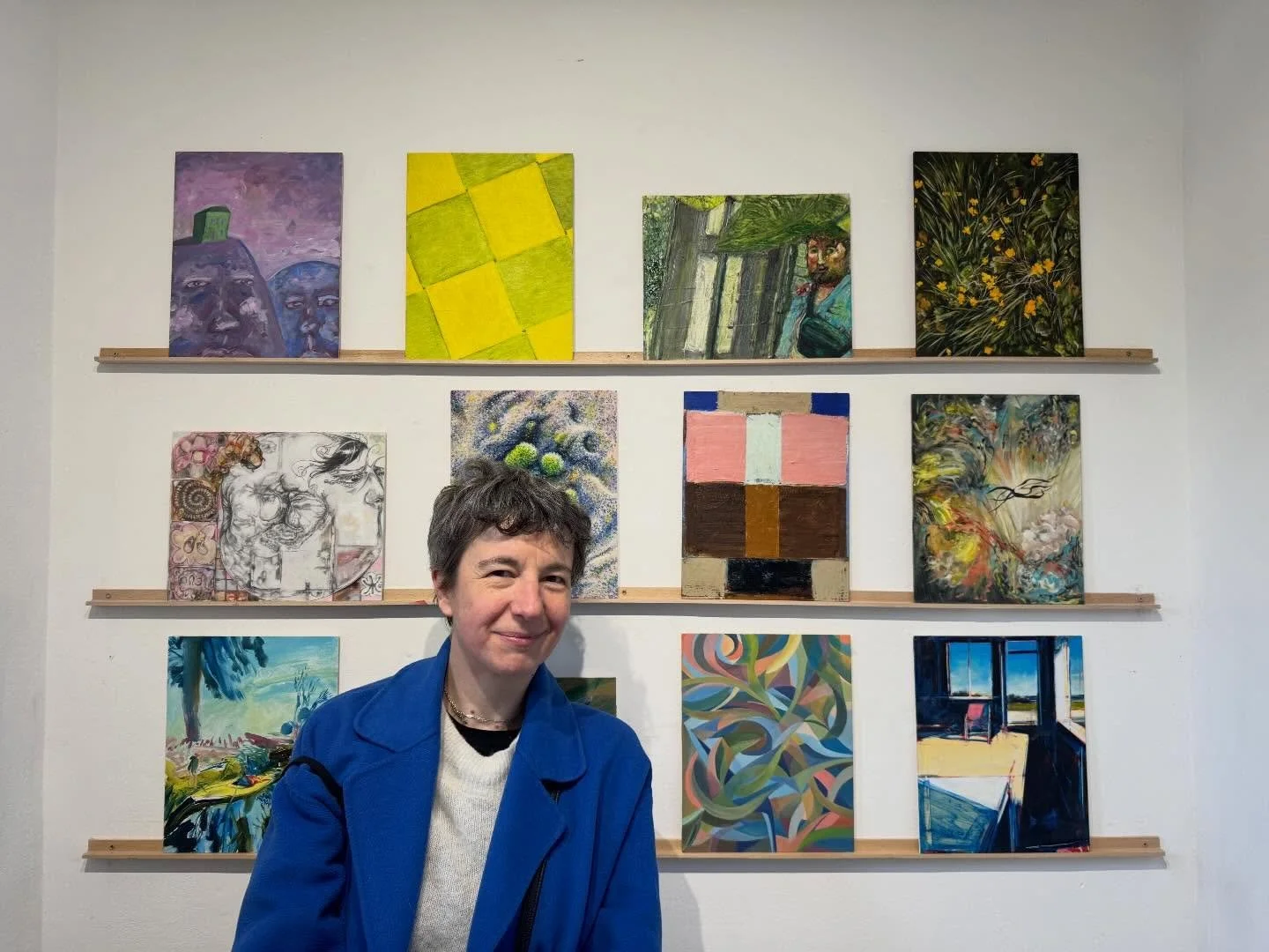 Another great show @auto___amor ! Thank you to curator @sakralna_  for the art selection @out.house.gallery . It was also lovely to meet some of the other artists. Until next time! 
-
-
#artexhibition #londoncamberwell #abstractpainting #artsy
