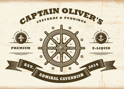 Captain Oliver's Custards and Puddings by Vapemeet