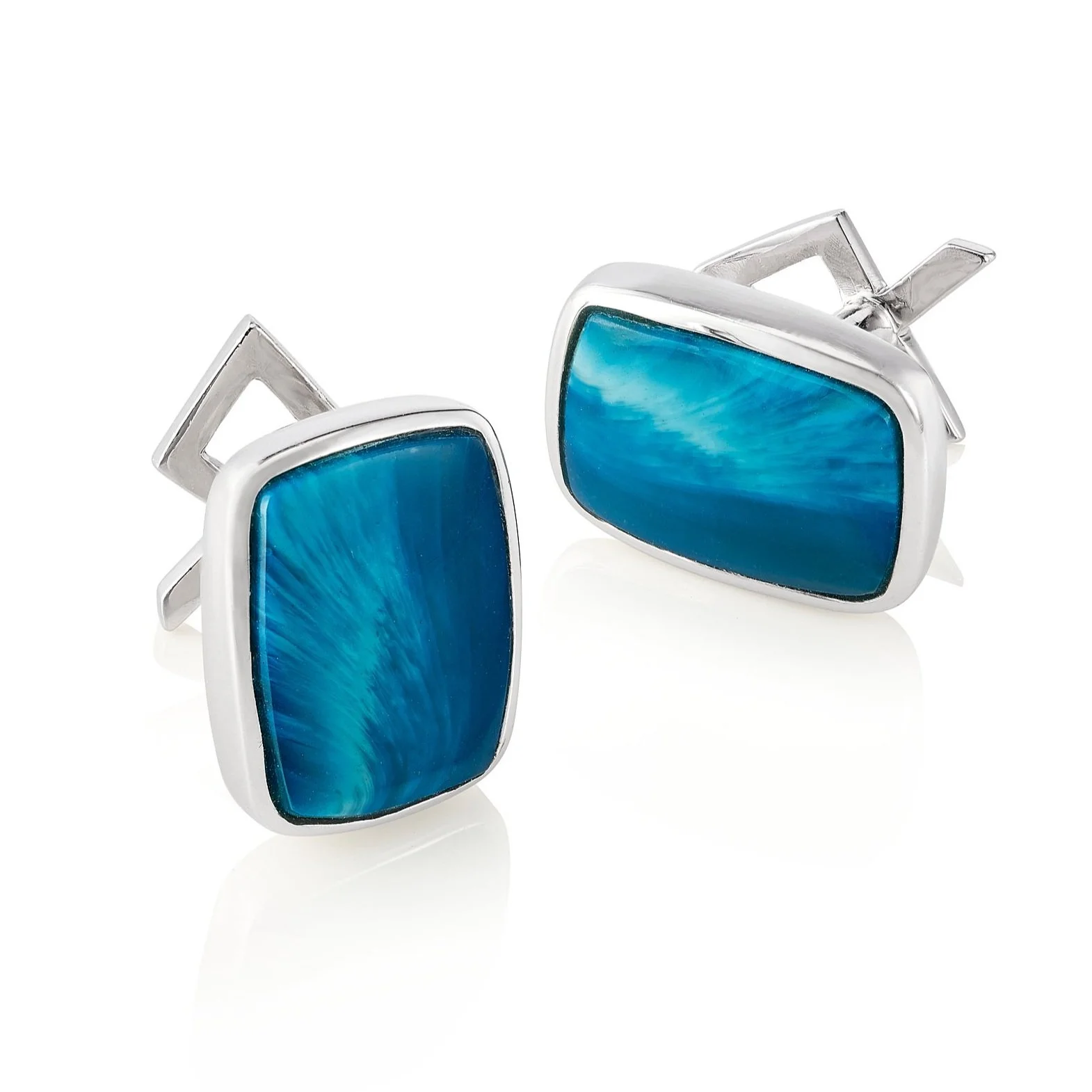 Swedish Blue Cufflinks