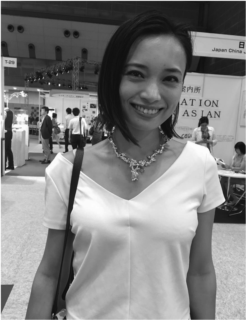 Tao Okamoto: Famous Japanese Model & Actress wearing a necklace from our Atlantis Collection.
