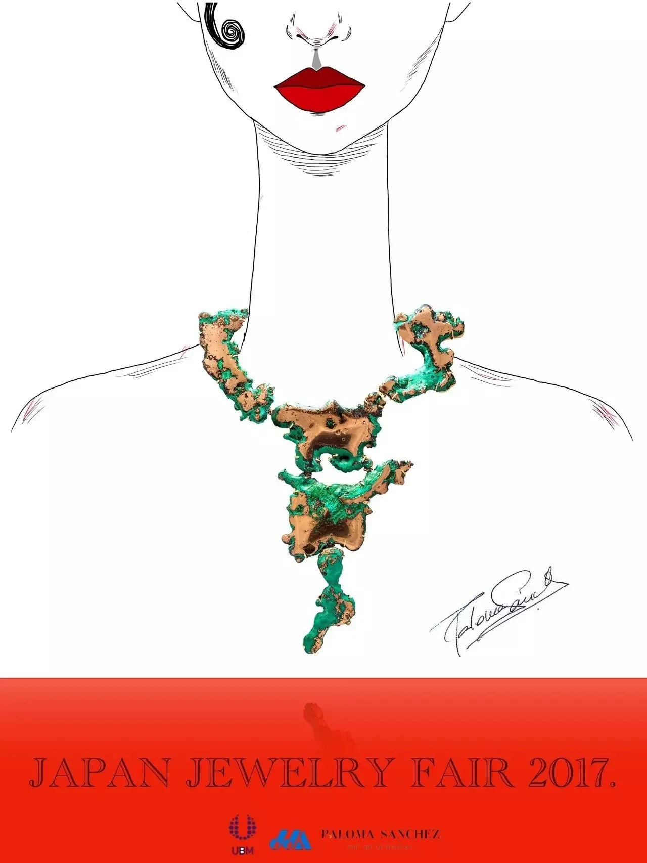 Paloma Sanchez in Japan Jewelry Fair - July 2017