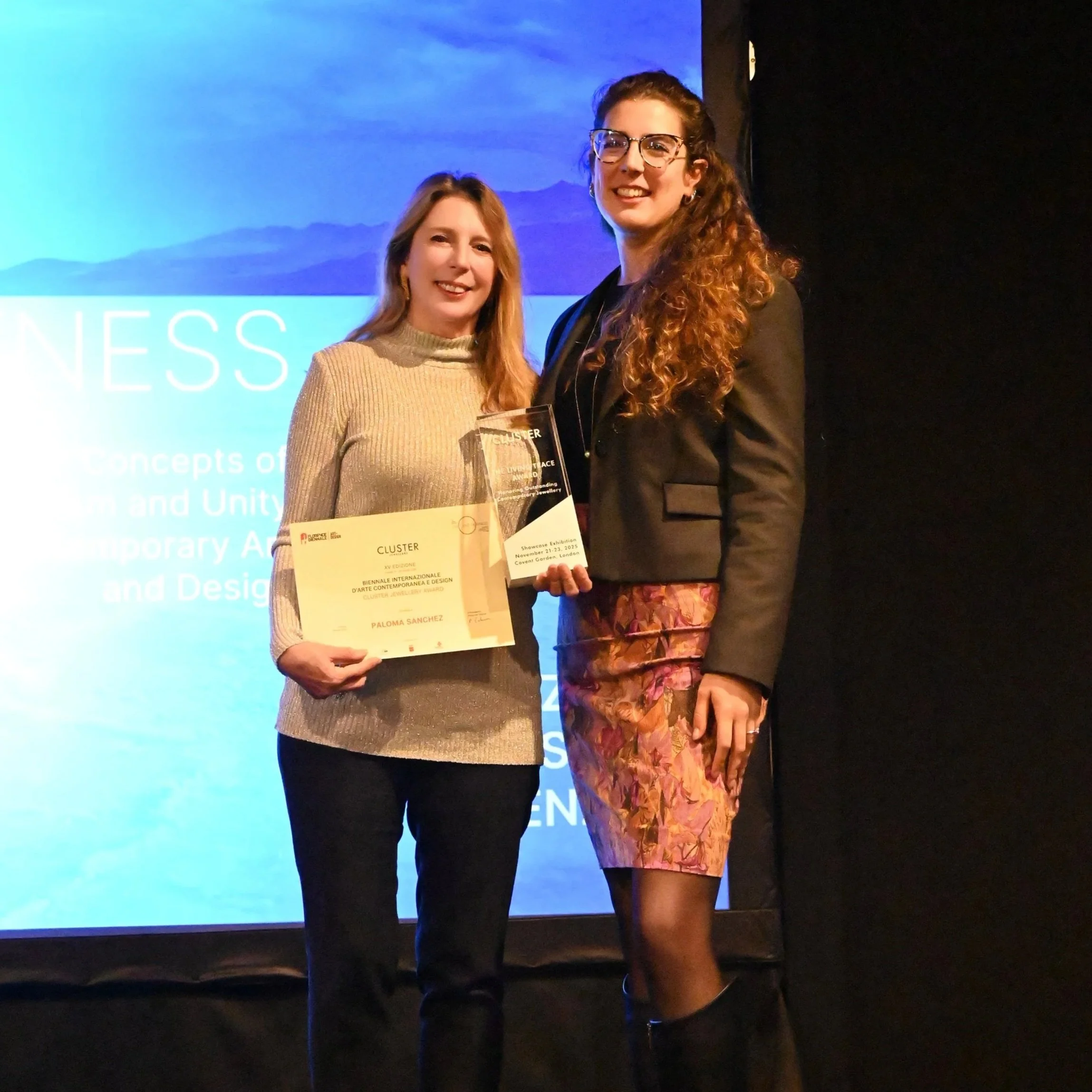 The Living Trace Award from Cluster Contemporary Jewellery Fair at the XV Florence Biennale 2025
