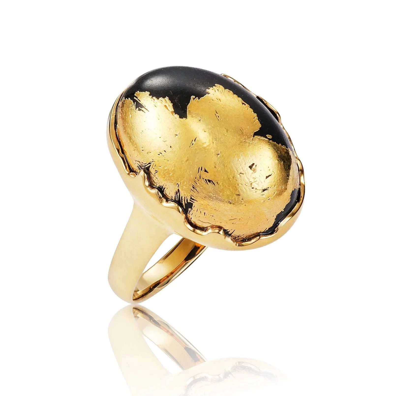 Magnetite Jade Ring