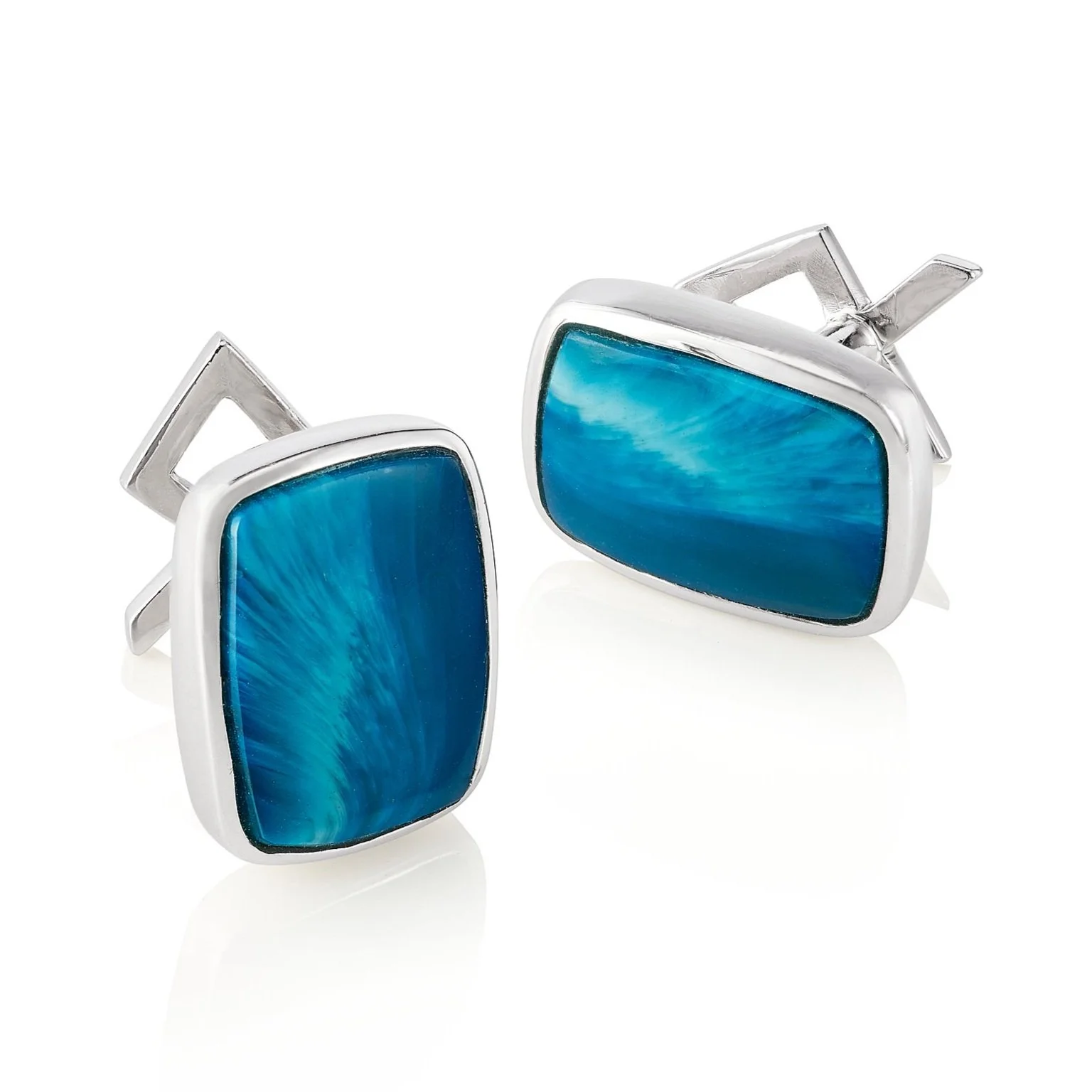 Swedish Blue Cufflinks