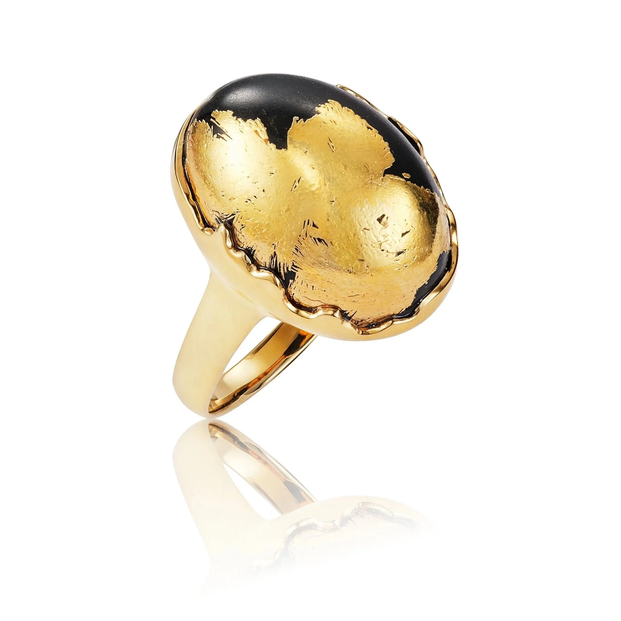 Magnetite Jade Ring