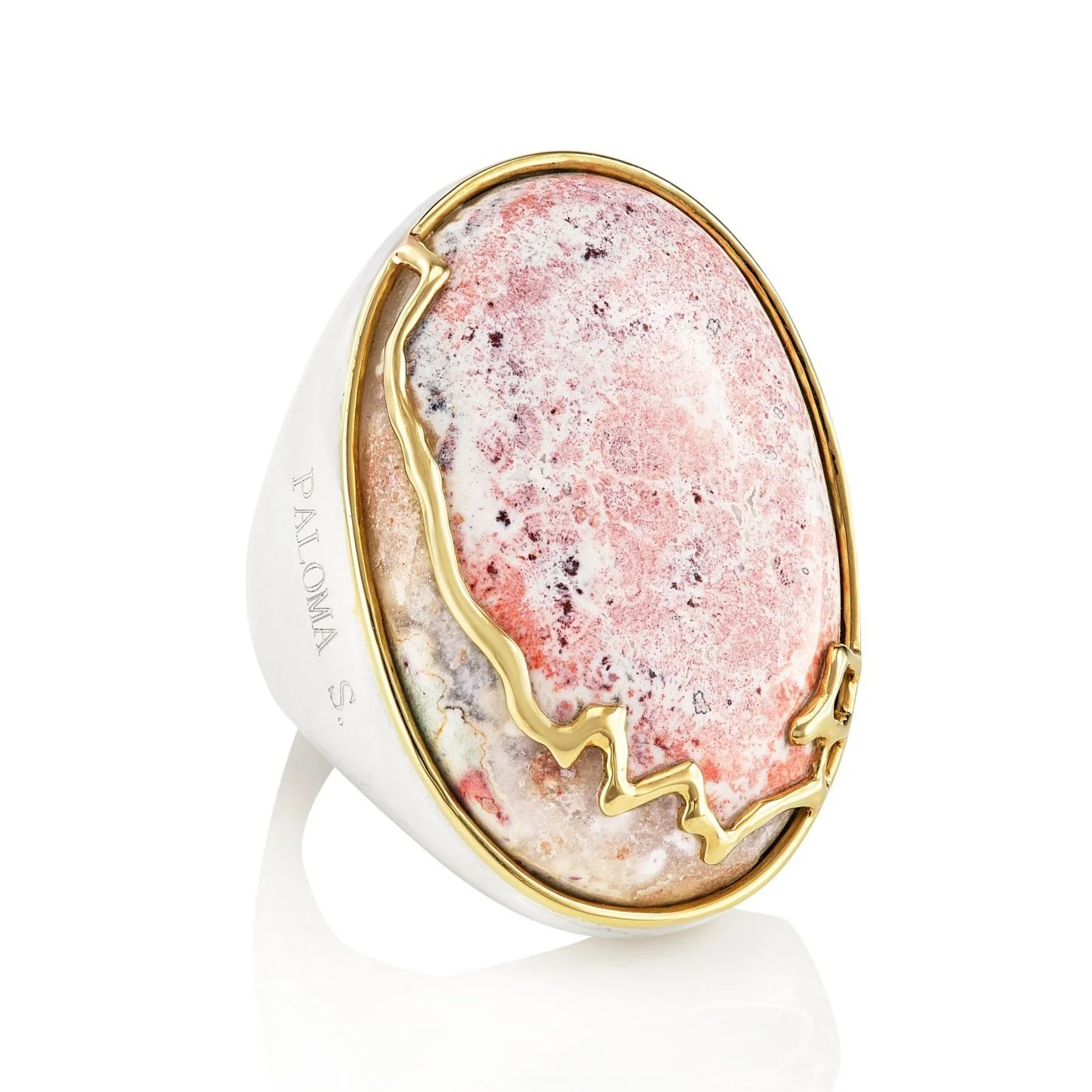 Fossilized Coral Ring