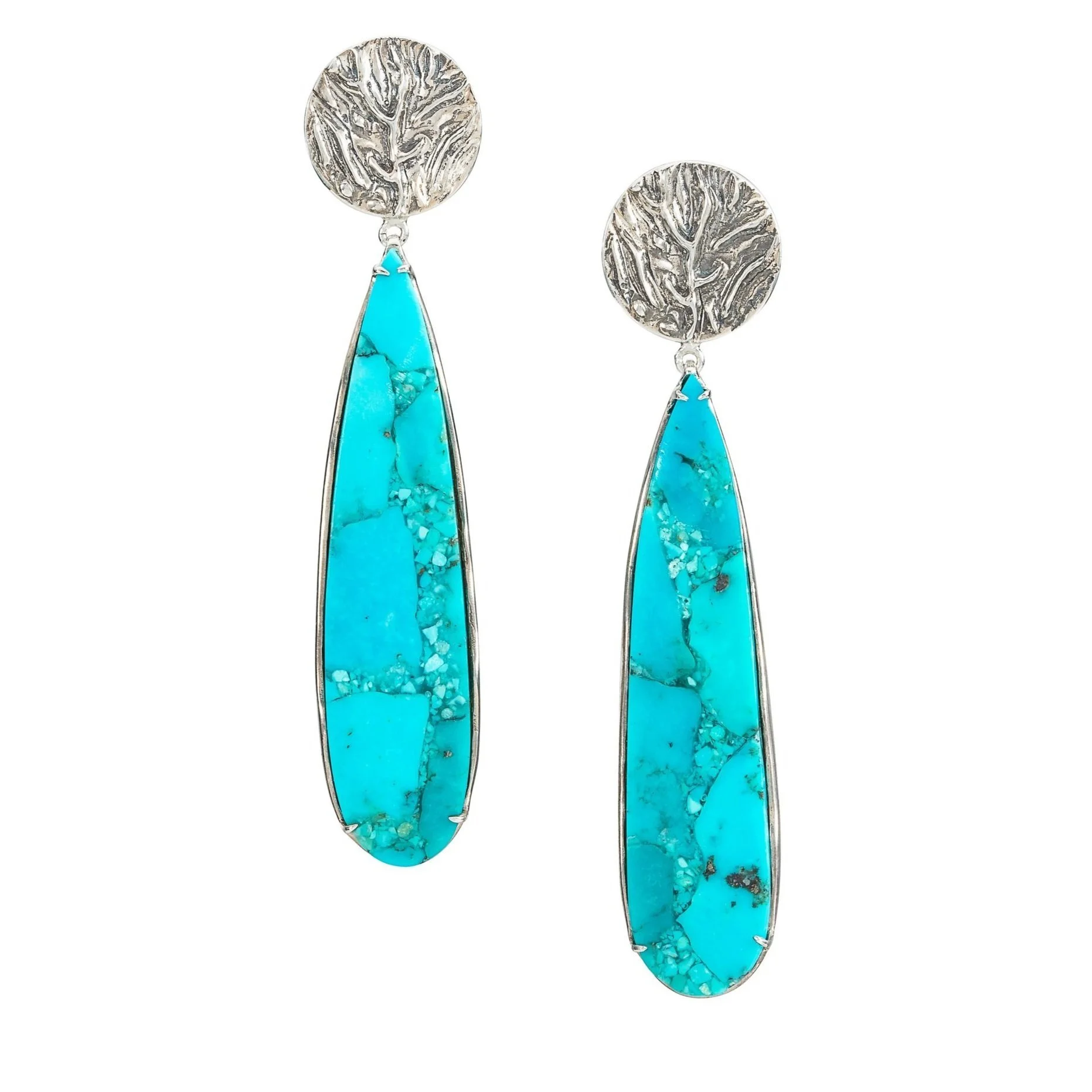 Turquoise Ecorce Earrings