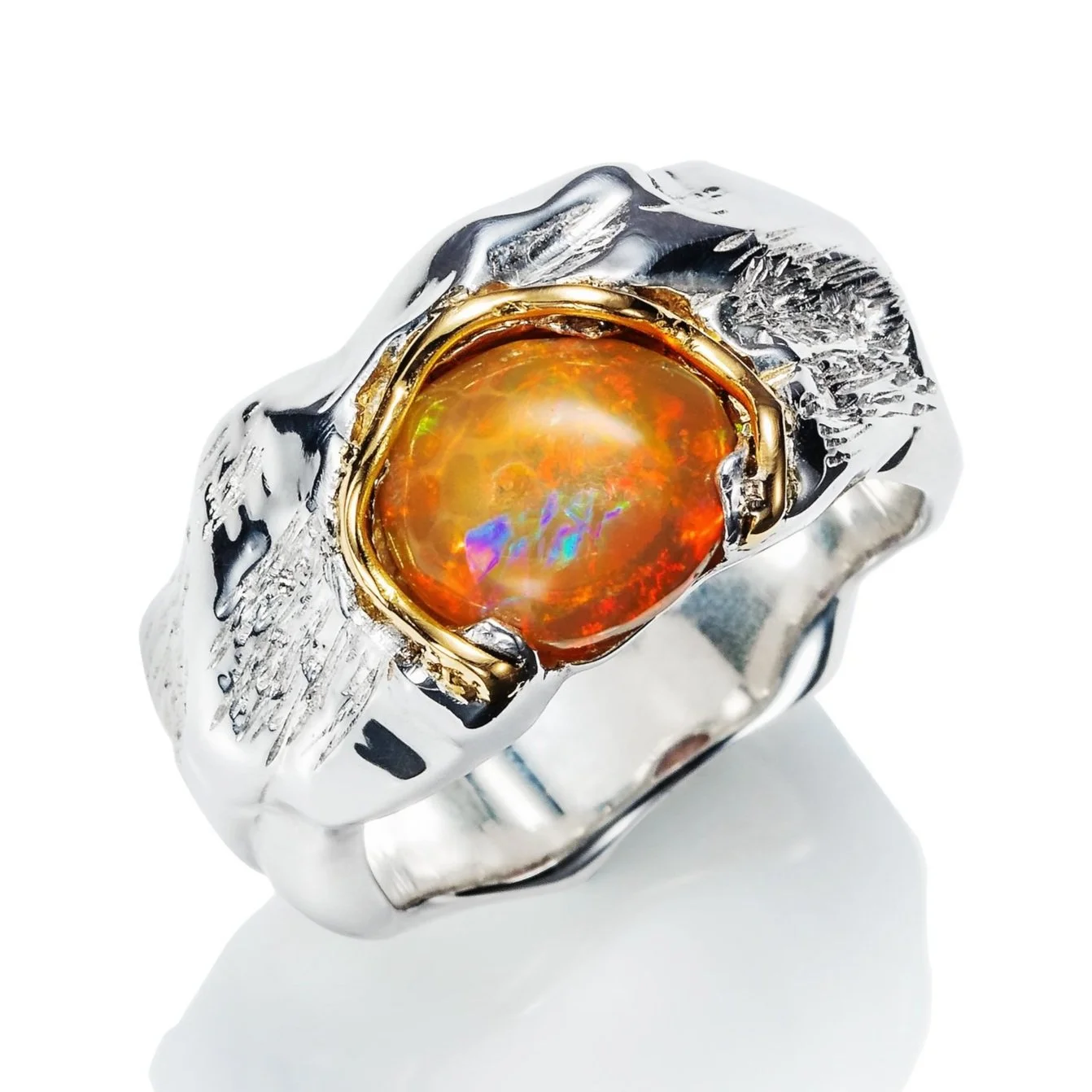 Fire Opal Ring