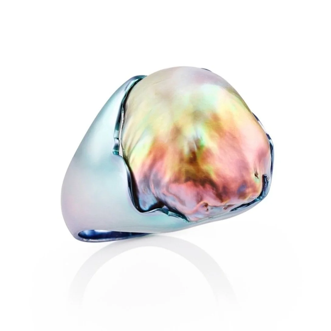 Baroque Pearl Ring