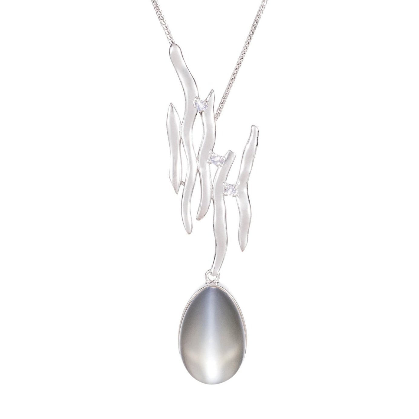Cat's Eye Moonstone Necklace