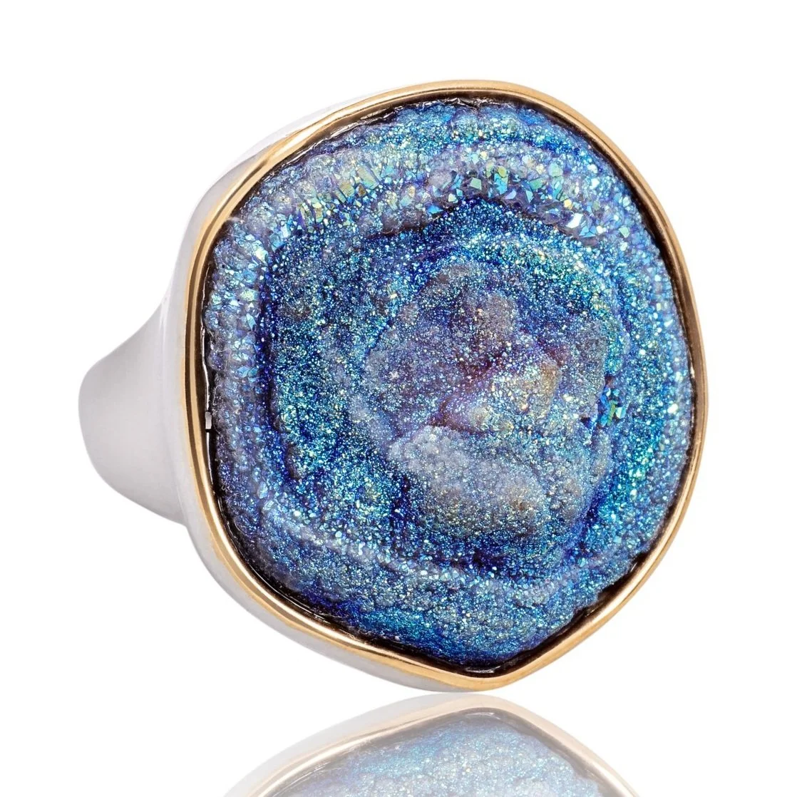 Drusy Agate Ring