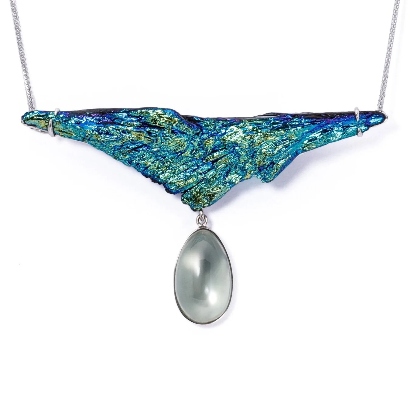 Kyanite and Moonstone Necklace