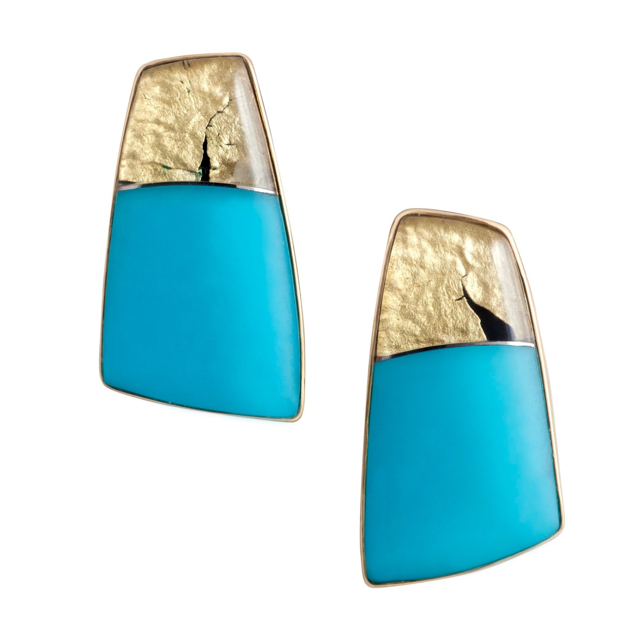 Sleeping Beauty Turquoise Earrings