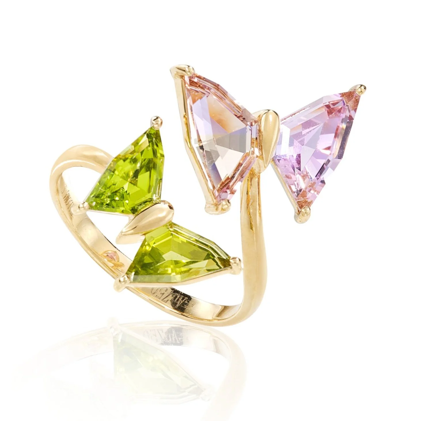 Amethyst and Peridot Ring