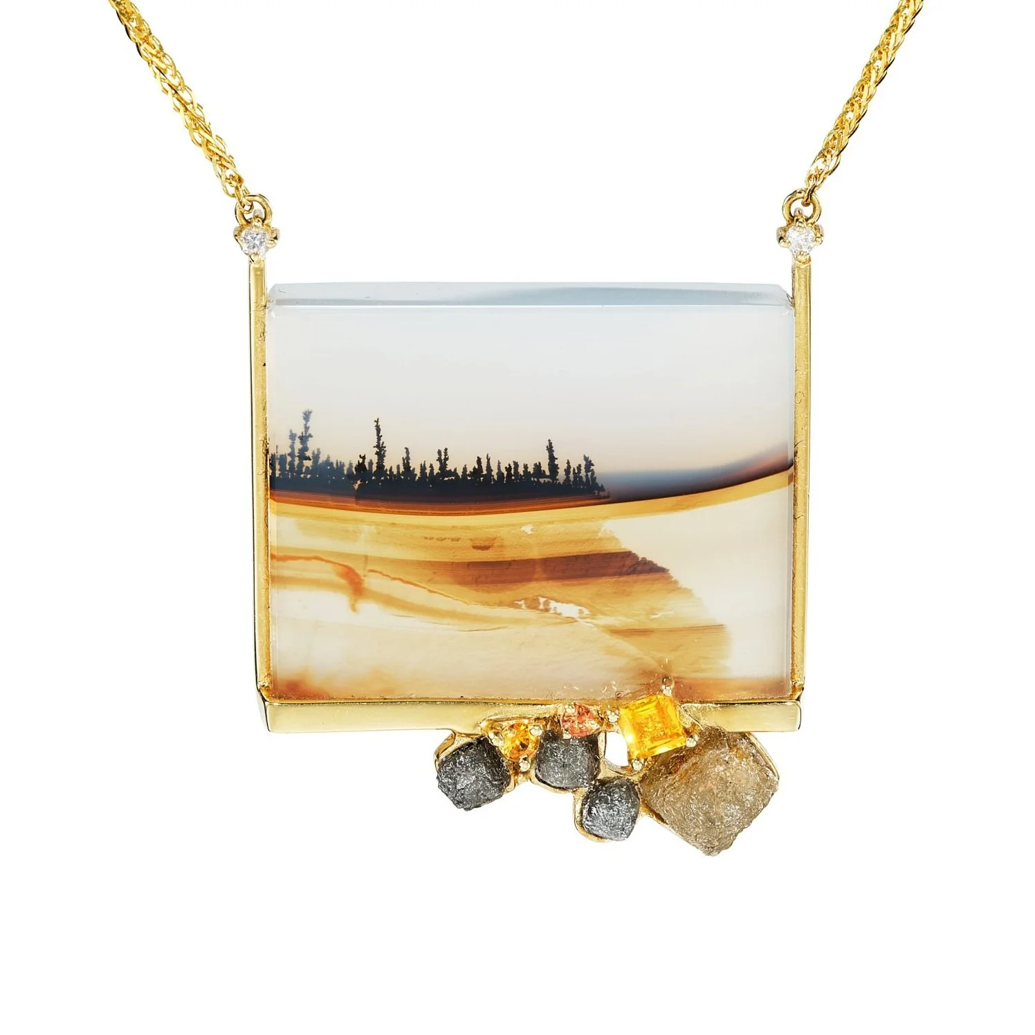 Landscape Agate Necklace