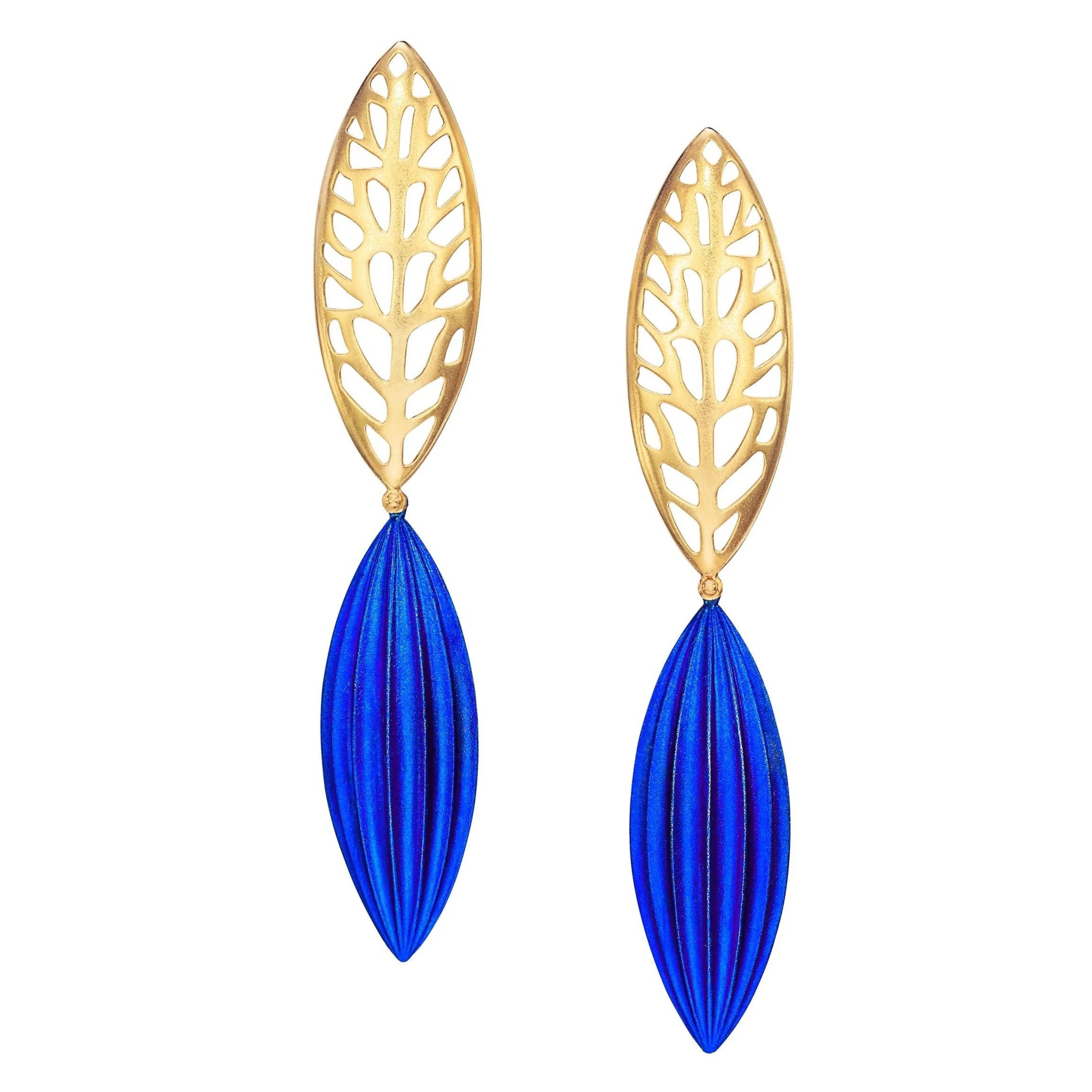 Titanium and Gold Earrings