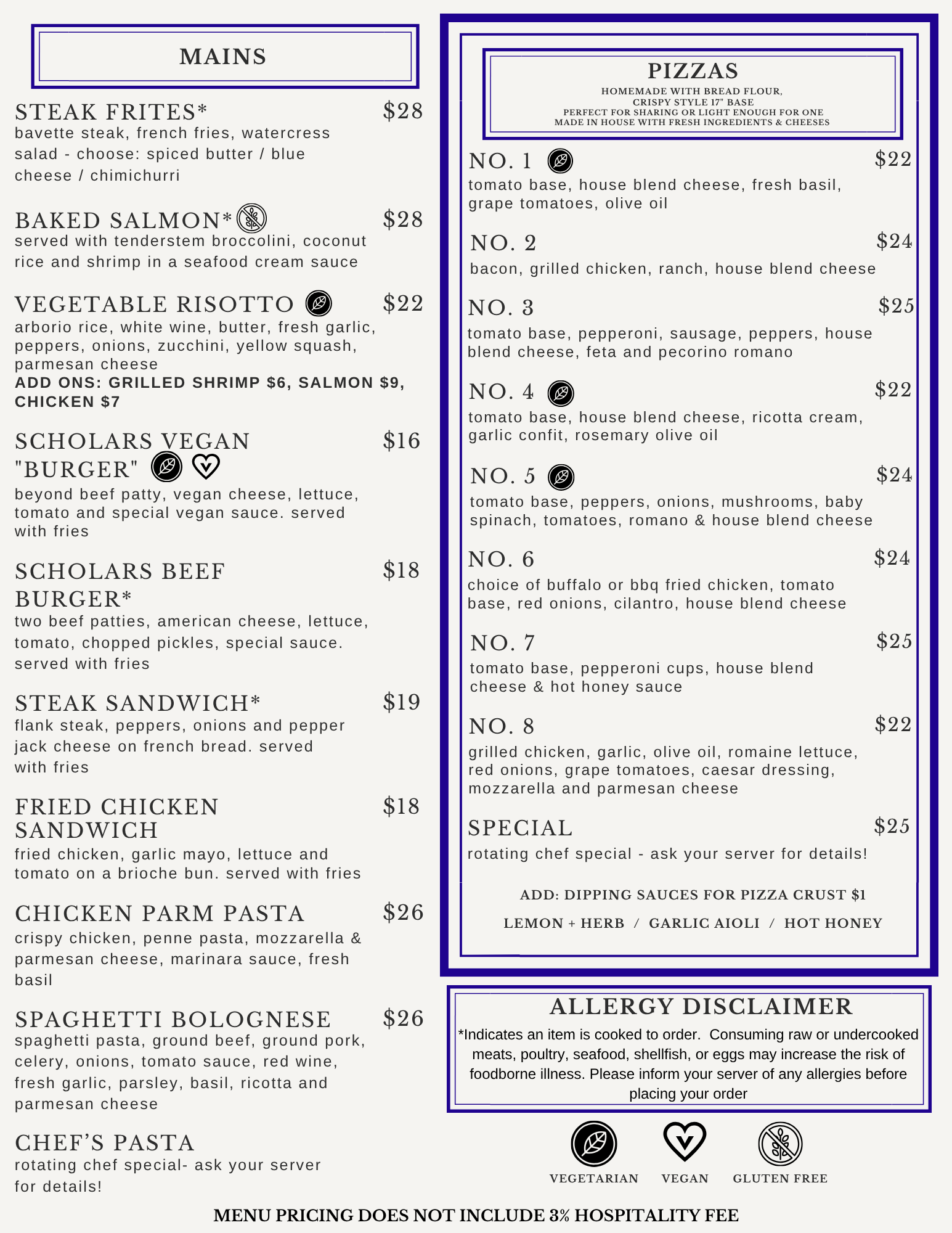 Scholars American Bistro and Cocktail Lounge