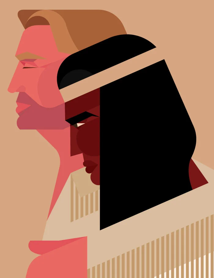 'Winnetou and Shatterhand' - for DIE ZEIT