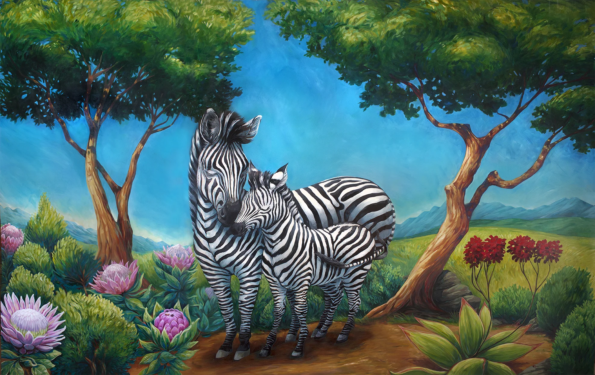 "We've Got This" - Zebra Centre's new mural by artist Crystal Driedger