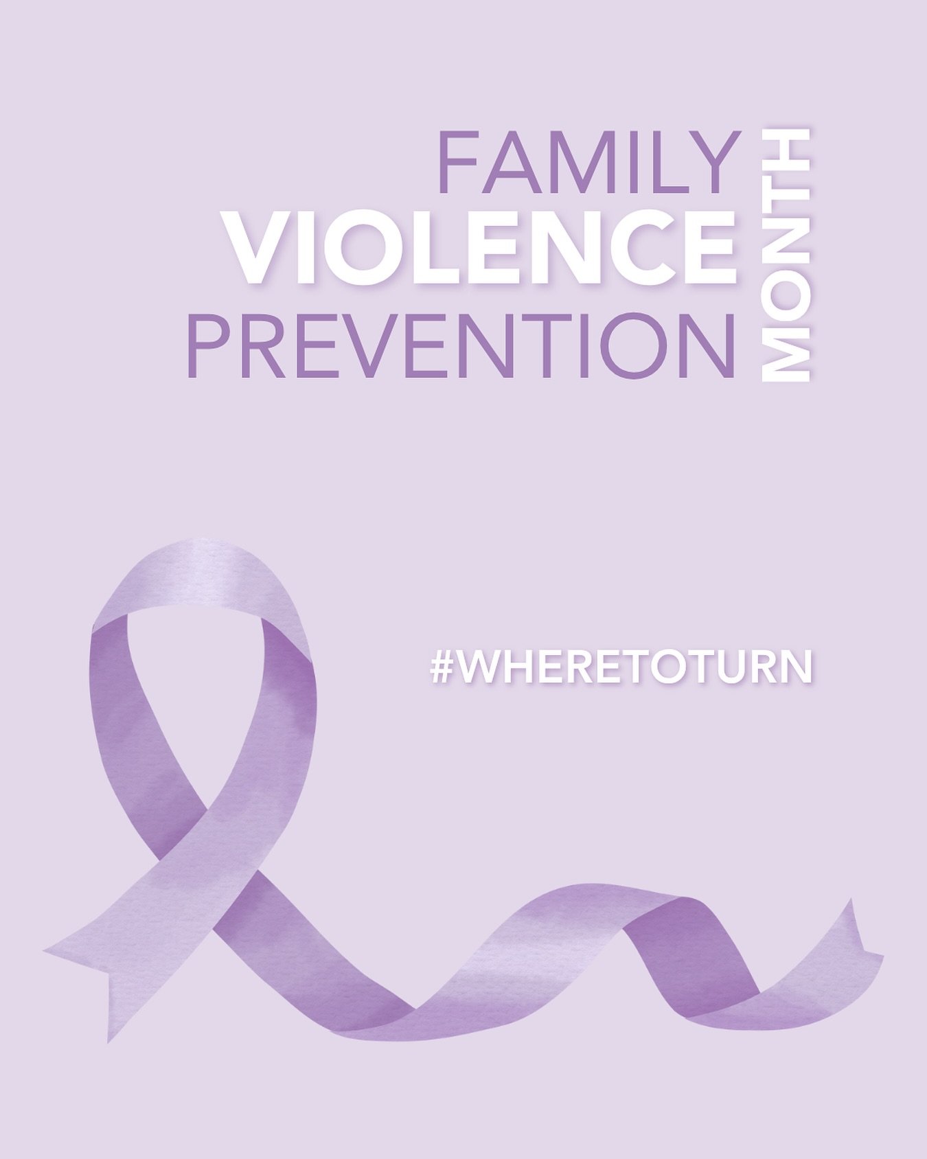 November is Family Violence Prevention Month.

Did you know that Alberta has the 3rd highest rate of self-reported spousal violence in Canada?&nbsp;

Family violence is preventable. Your awareness and knowledge of the warning signs can make a differe