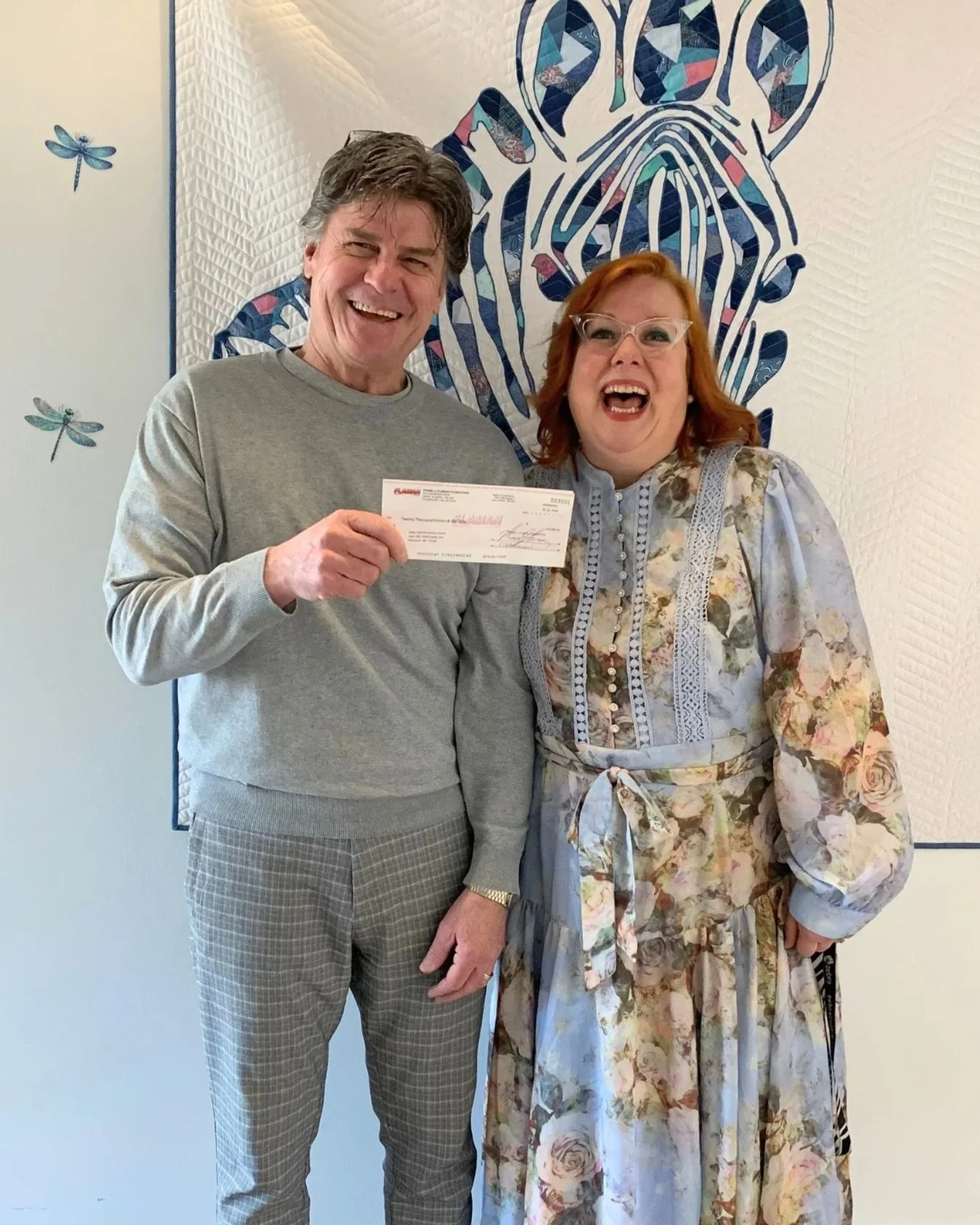 We were so lucky to have our friend Peter from the Frank J. Flaman Foundation stop by to donate an incredible $20,000 in support of our Centre! 

The Flaman Foundation is one of the Zebra Centre&rsquo;s longest supporters as they have been donating s