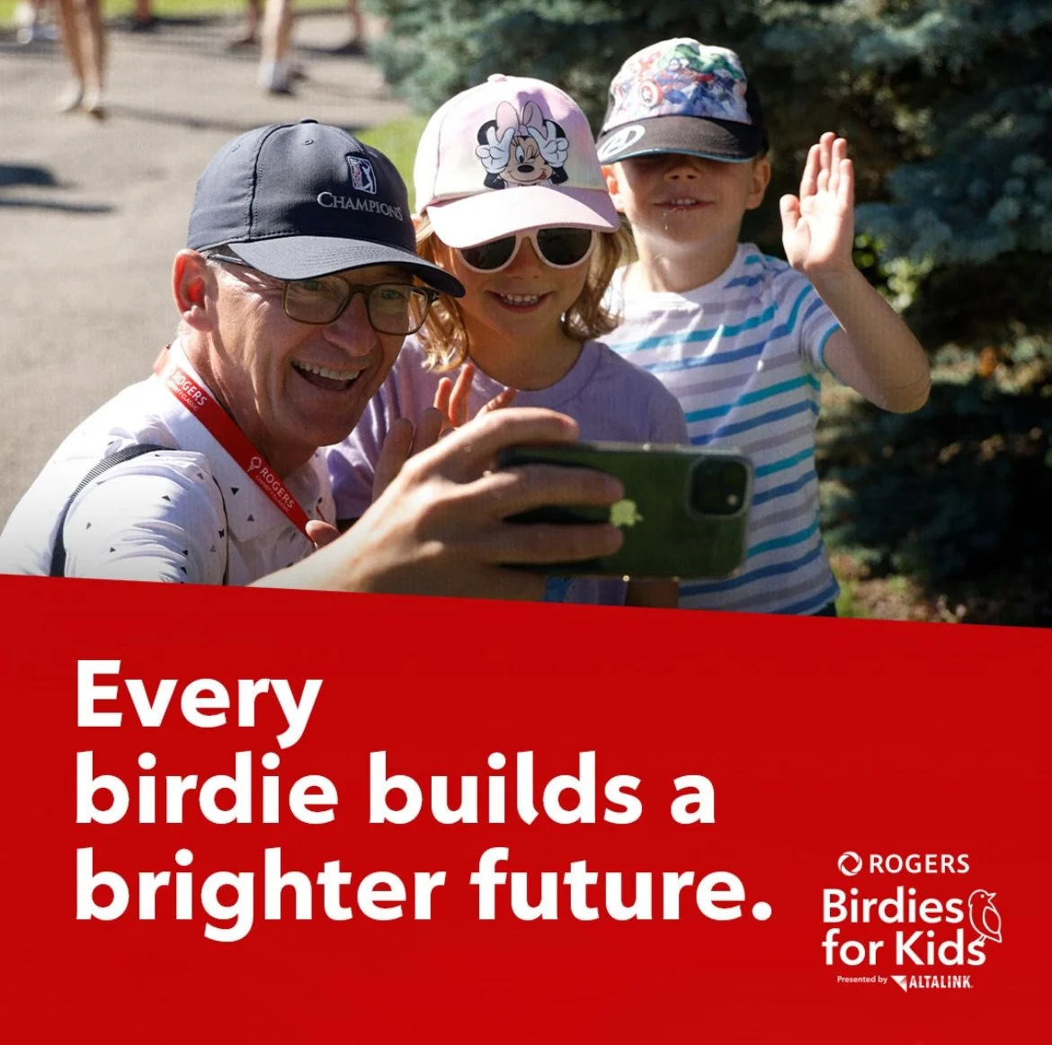 Every birdie builds a brighter future &mdash; and you can help make it happen. 💛&nbsp;

100% of funds donated go directly to participating charities, with donations matched by up to 50%. Support the Rogers Charity Classic today.&nbsp;

You can show 