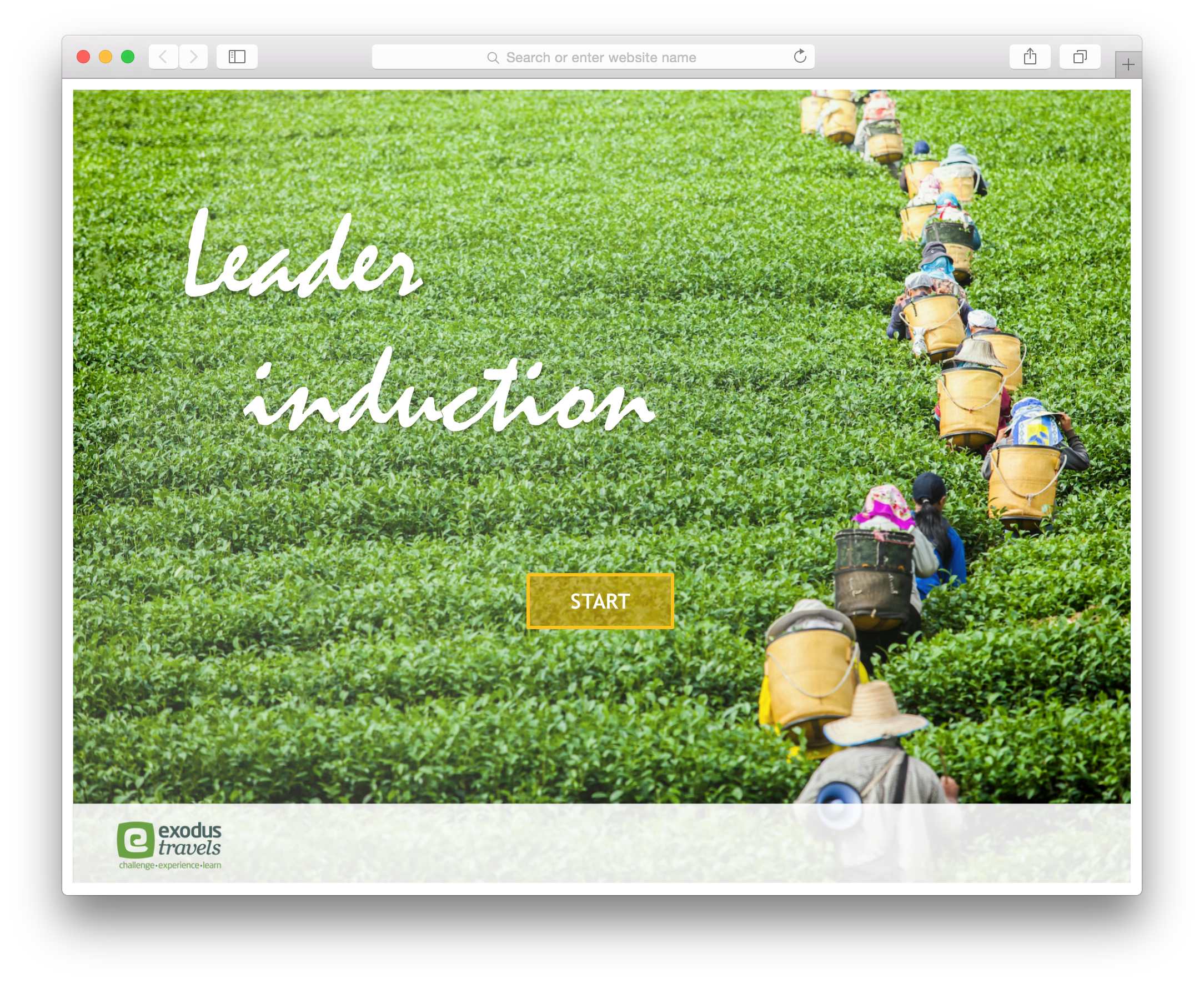Welcome Splash Concept