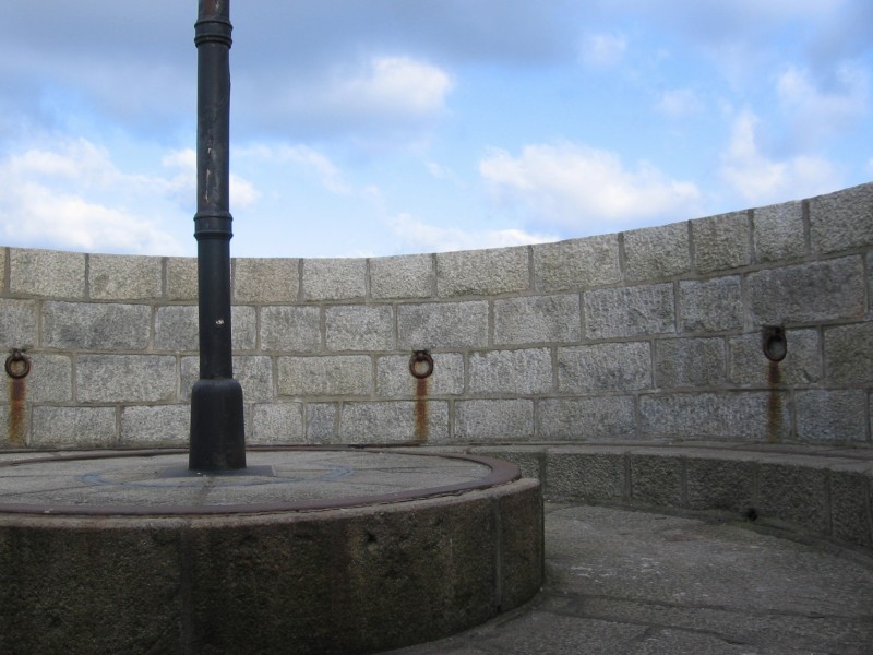 The parapet of Martello Tower, where Buck begins the novel.