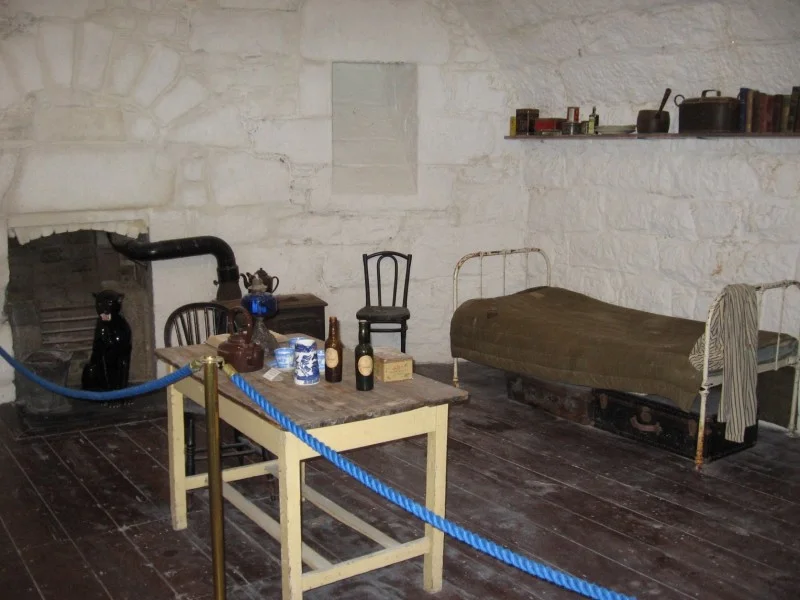 The "gloomy domed livingroom of the tower"