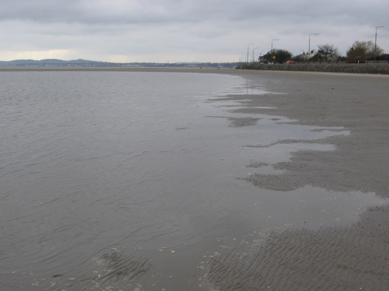 "He had come nearer the edge of the sea and wet sand slapped his boots." (3.265)