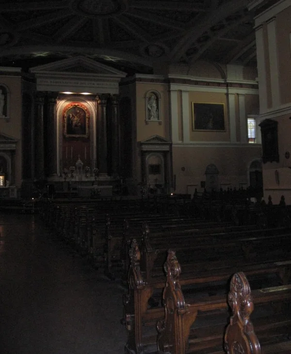 Inside All Hallows Church
