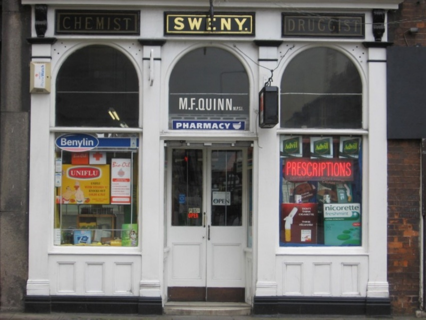 Sweny's Chemist, where you can still buy a bar of lemon soap.