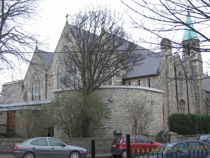 St. Mary’s Star of the Sea Church, view from the strand