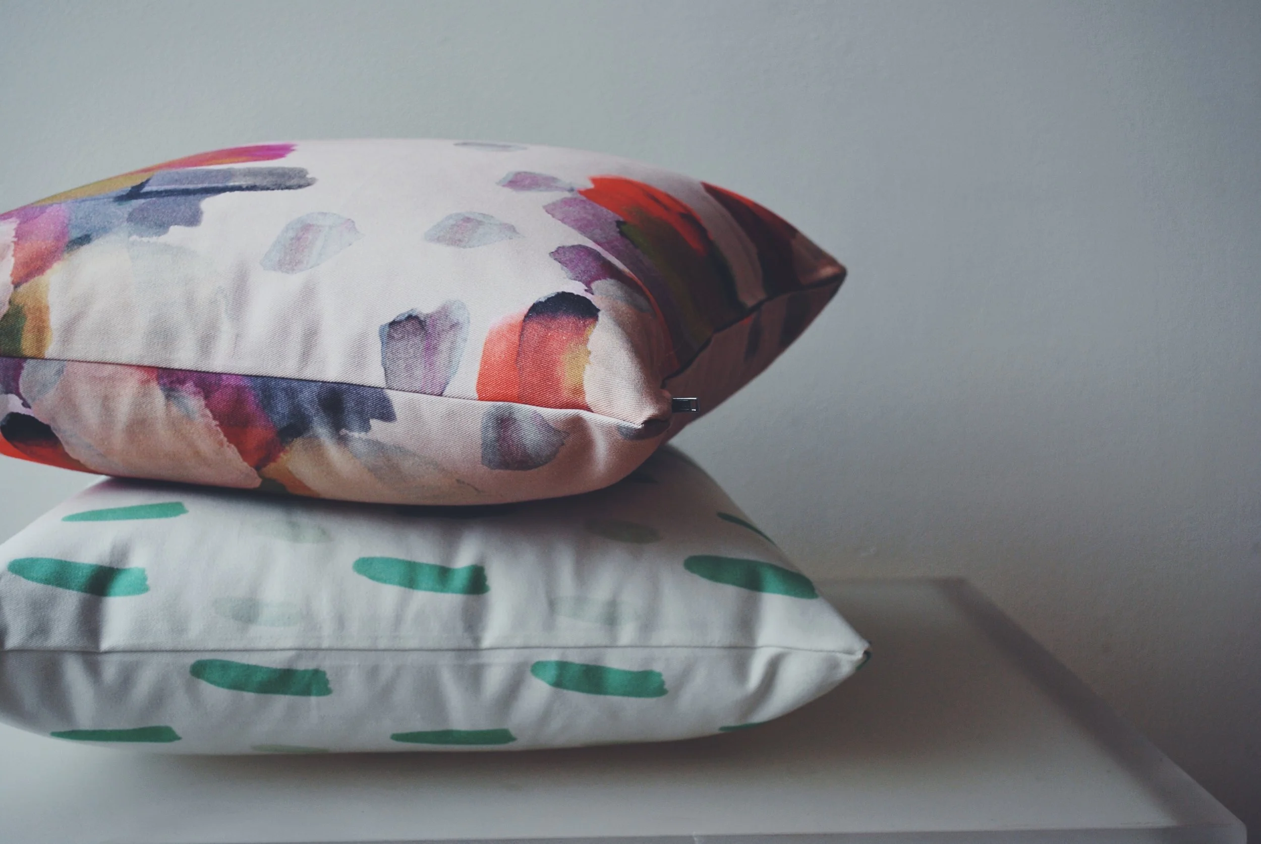 Green Hand Designed Textiles, Fabric To the Trade and custom, modern pillows by Grey Goods Studio