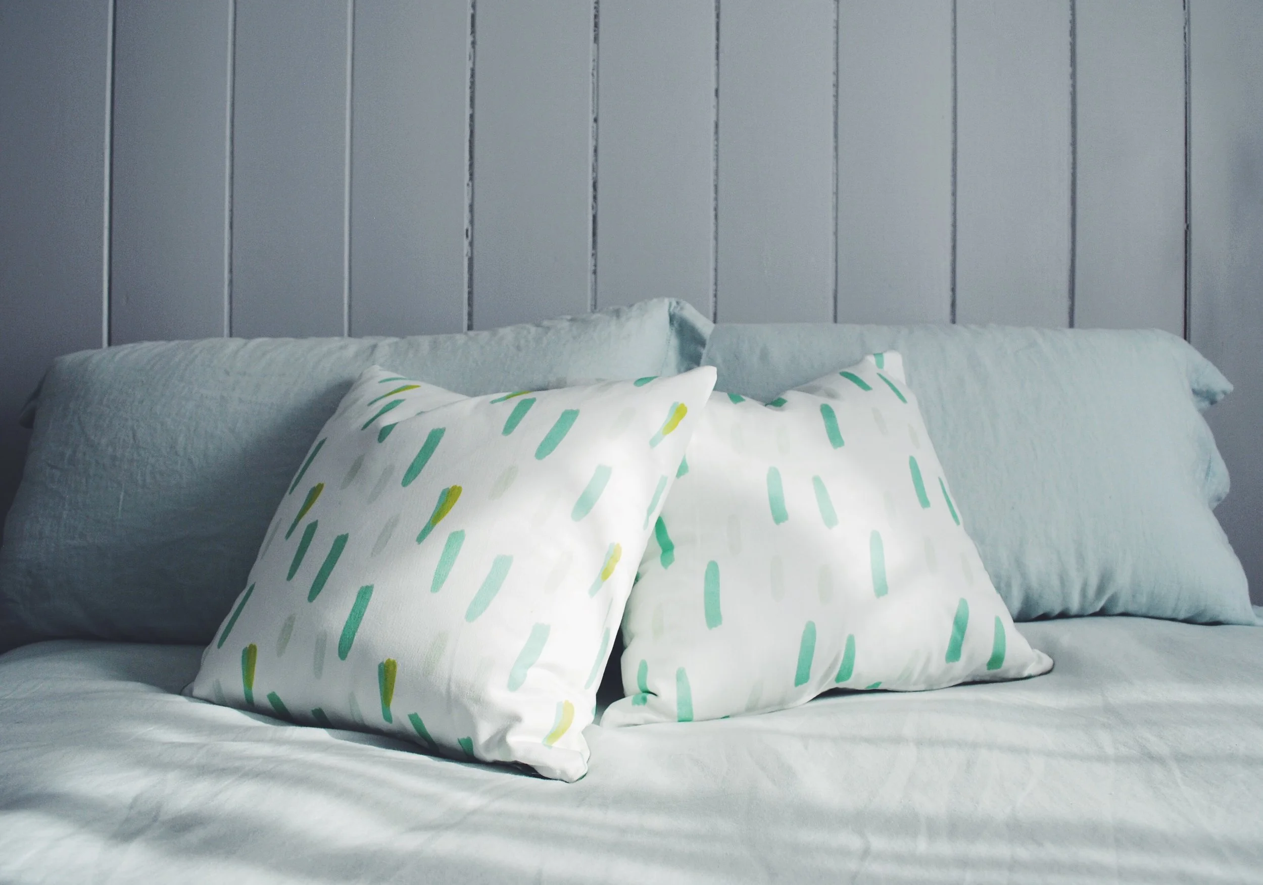 Green Hand Designed Textiles, Fabric To the Trade and custom, modern pillows by Grey Goods Studio